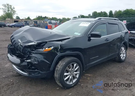 2016 Jeep Cherokee Limited from USA, damaged, VIN 1C4PJMDB3GW162355